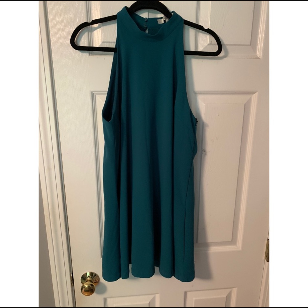 Green/blue dress